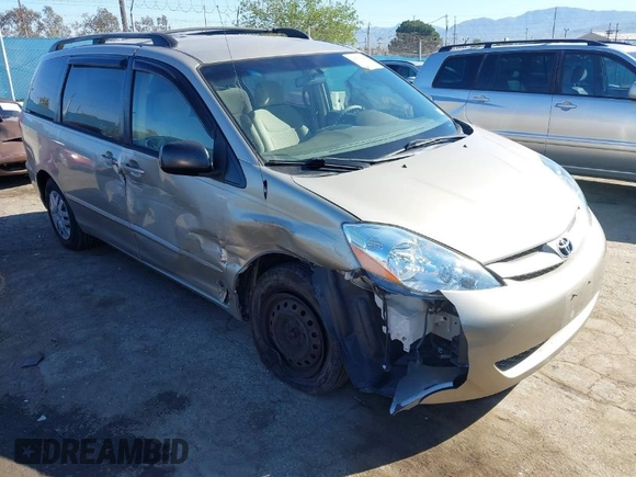 2006 Toyota Sienna CE with VIN 5TDZA23C16S543840, listed as a IAAI auction lot 41861845 with 80,538 mi miles. Bid and sale history available at carsss.com. Image 1.