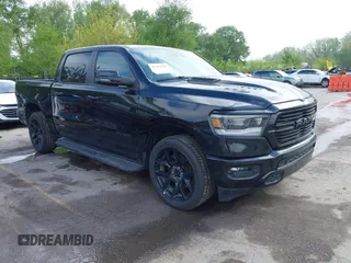 2023 Ram 1500 Laramie with VIN 1C6SRFJTXPN541328, listed as a IAAI auction lot 42121615 with 61,939 mi miles and . Bid and sale history available at DreamBid. Image 1.