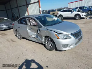 2013 Nissan Sentra SR with VIN 3N1AB7AP6DL673017, listed as a IAAI auction lot 41478201 with 144,884 mi miles. Bid and sale history available at carsss.com. Image 1.