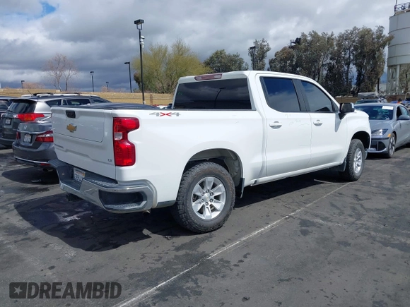 2022 Chevrolet Silverado 1500 LT with VIN 3GCUDDED6NG573769, listed as a IAAI auction lot 41788456 with 53,748 mi miles and . Bid and sale history available at DreamBid. Image 4.