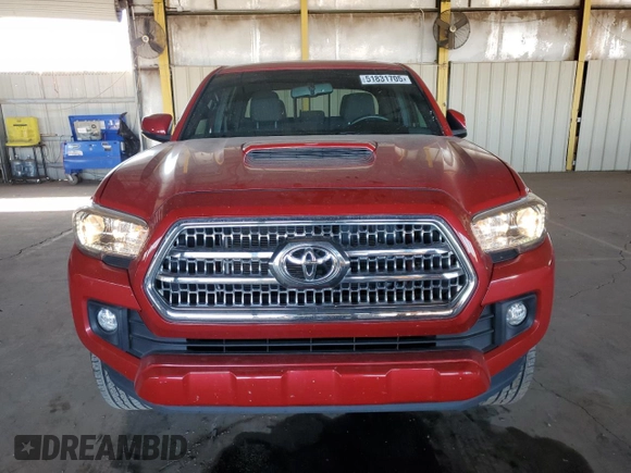 2017 Toyota Tacoma SR5 with VIN 3TMAZ5CN8HM047106, listed as a Copart auction lot 51831705 with 44,720 mi miles and Salvage Title. Bid and sale history available at DreamBid. Image 5.