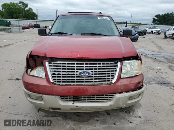 2005 Ford Expedition Eddie Bauer with VIN 1FMFU17585LA11013, listed as a Copart auction lot 55997105 with 156,530 mi miles and Salvage title. Bid and sale history available at DreamBid. Image 5.