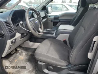 2018 Ford F-150 XL with VIN 1FTEX1EP8JFB61837, listed as a Copart auction lot 50494985 with 37,363 mi miles and Salvage Title. Bid and sale history available at carsss.com. Image 7.