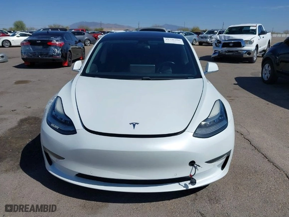 2018 Tesla Model 3 Long Range Battery with VIN 5YJ3E1EA1JF035459, listed as a IAAI auction lot 41746206 with 95,972 mi miles. Bid and sale history available at carsss.com. Image 11.