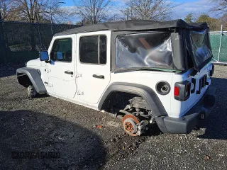 2022 Jeep Wrangler Unlimited Sport with VIN 1C4HJXDN7NW270183, listed as a Copart auction lot 80512144 with 10,935 mi miles and Clean Title. Bid and sale history available at DreamBid. Image 2.