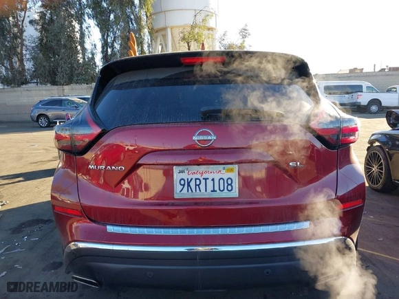 2024 Nissan Murano SL with VIN 5N1AZ2CJ9RC101040, listed as a IAAI auction lot 41228553 with 26,969 mi miles. Bid and sale history available at carsss.com. Image 17.