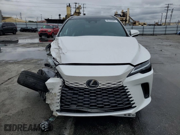 2023 Lexus RX with VIN 2T2BAMBAXPC014521, listed as a Copart auction lot 45193045 with 30,487 mi miles and Salvage Title. Bid and sale history available at carsss.com. Image 5.