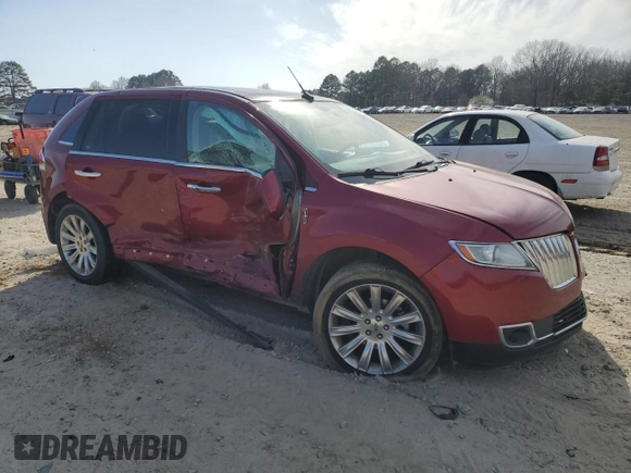 2013 Lincoln MKX with VIN 2LMDJ6JK2DBL23536, listed as a Copart auction lot 48777355 with 85,358 mi miles and Salvage Title. Bid and sale history available at carsss.com. Image 4.