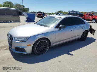 2018 Audi A4 Premium Plus with VIN WAUENAF44JA068687, listed as a Copart auction lot 49677415 with 0 mi miles and Salvage Title. Bid and sale history available at carsss.com. Image 1.