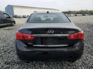 2014 Infiniti Q50 Sport with VIN JN1BV7AR9EM697624, listed as a Copart auction lot 54316585 with 92,902 mi miles and Salvage Title. Bid and sale history available at carsss.com. Image 6.