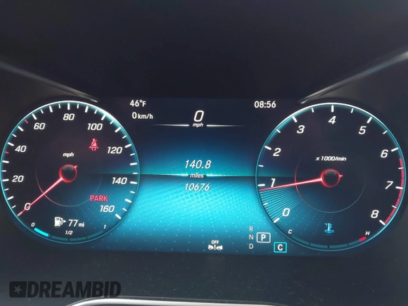 2022 Mercedes-Benz GLC 300 z VIN W1N0G8EB6NG096681, wystawiony jako IAAI lot #41775648 z przebiegiem 10 676 mil mil oraz . Historia ofert i sprzedaży dostępna na DreamBid. Obrazek 7.