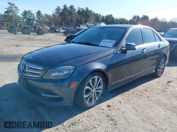2011 Mercedes-Benz C C 300 Sport with VIN WDDGF8BB3BR185319, listed as a IAAI auction lot 41973829 with Not Provided miles. Bid and sale history available at carsss.com. Image 2.