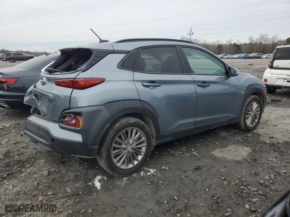 2020 Hyundai Kona SEL with VIN KM8K22AA1LU591356, listed as a Copart auction lot 42220135 with 52,026 mi miles and Salvage Title. Bid and sale history available at carsss.com. Image 3.