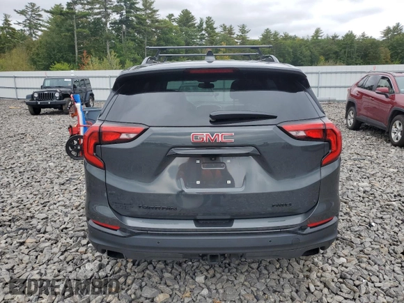 2019 GMC Terrain SLT with VIN 3GKALVEX4KL133532, listed as a Copart auction lot 73247974 with 78,766 mi miles and Salvage Title. Bid and sale history available at carsss.com. Image 6.