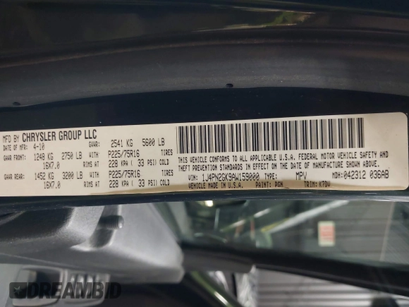 2010 Jeep Liberty Sport with VIN 1J4PN2GK9AW159000, listed as a IAAI auction lot 42517200 with 52,780 mi miles and . Bid and sale history available at DreamBid. Image 9.