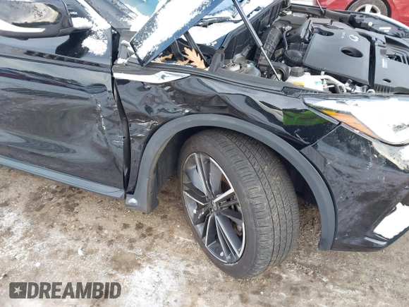 2023 Infiniti QX55 Essential with VIN 3PCAJ5KR1PF114918, listed as a IAAI auction lot 41374722 with 13,775 mi miles and . Bid and sale history available at DreamBid. Image 6.