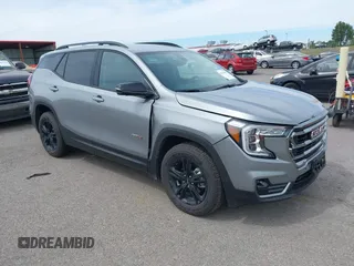 2024 GMC Terrain AT4 with VIN 3GKALYEG8RL267651, listed as a IAAI auction lot 40239602 with 3,589 mi miles and . Bid and sale history available at carsss.com. Image 1.