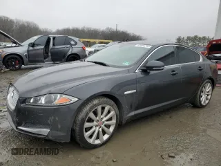 2014 Jaguar XF V6 SC with VIN SAJWJ0EF8E8U20460, listed as a Copart auction lot 43405755 with 83,834 mi miles and Salvage Title. Bid and sale history available at carsss.com. Image 1.