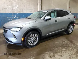 2023 Buick Envision Preferred with VIN LRBAZLR48PD033556, listed as a Copart auction lot 52250955 with 56,423 mi miles and Clean Title. Bid and sale history available at carsss.com. Image 1.