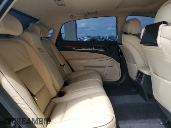 2016 Hyundai Equus Ultimate with VIN KMHGH4JH6GU104963, listed as a Copart auction lot 52130255 with 93,706 mi miles and Salvage Title. Bid and sale history available at DreamBid. Image 10.