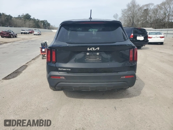 2023 Kia Sorento LX with VIN 5XYRG4LC7PG197740, listed as a Copart auction lot 48321105 with 91,714 mi miles and Salvage Title. Bid and sale history available at carsss.com. Image 6.