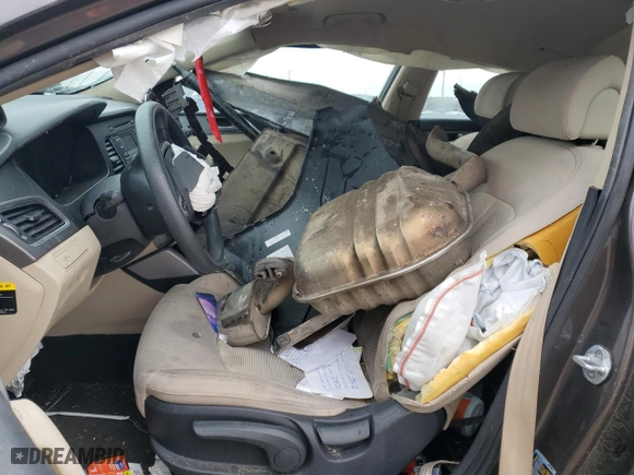 2017 Hyundai Sonata 2.4L with VIN 5NPE24AF5HH474177, listed as a Copart auction lot 44750365 with 0 mi miles and Salvage Title. Bid and sale history available at carsss.com. Image 7.