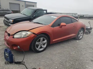 2007 Mitsubishi Eclipse GS with VIN 4A3AK24F67E022149, listed as a Copart auction lot 75907314 with 134,166 mi miles and Salvage Title. Bid and sale history available at carsss.com. Image 1.
