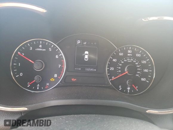 2018 Kia Forte LX with VIN KNAFK5A89J5745238, listed as a Copart auction lot 70489204 with 112,141 mi miles and Salvage Title. Bid and sale history available at DreamBid. Image 9.