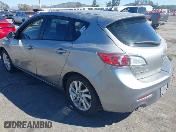 2012 Mazda Mazda3 i Touring with VIN JM1BL1L87C1609141, listed as a IAAI auction lot 41871418 with 125,253 mi miles. Bid and sale history available at carsss.com. Image 3.