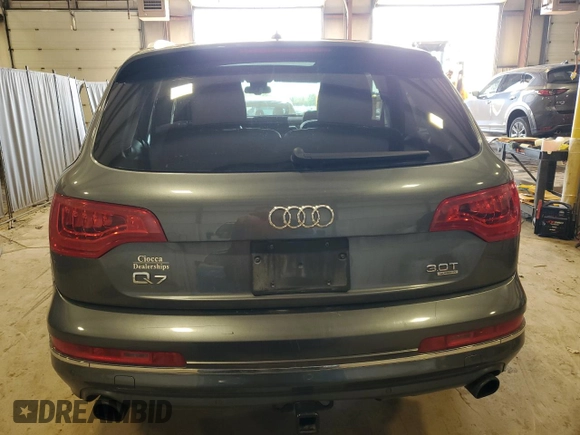 2015 Audi Q7 Premium Plus with VIN WA1LGAFE8FD022938, listed as a Copart auction lot 50371555 with 144,602 mi miles and Salvage Title. Bid and sale history available at DreamBid. Image 6.