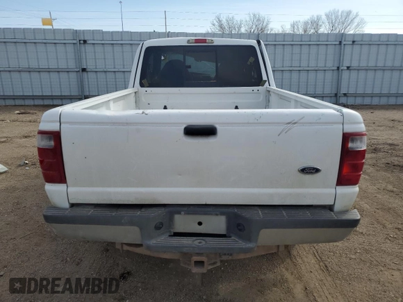 2002 Ford Ranger XLT Appearance with VIN 1FTYR44E32PA09484, listed as a Copart auction lot 49985195 with 76,667 mi miles and Salvage Title. Bid and sale history available at carsss.com. Image 6.