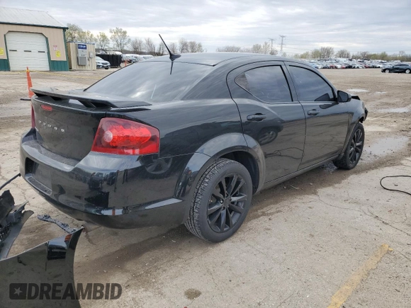 2014 Dodge Avenger SE with VIN 1C3CDZAB0EN235079, listed as a Copart auction lot 50106065 with 150,157 mi miles and Salvage Title. Bid and sale history available at carsss.com. Image 3.