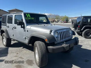 2014 Jeep Wrangler Unlimited Sport with VIN 1C4BJWDG3EL260401, listed as a Copart auction lot 55261335 with 78,245 mi miles and Clean Title. Bid and sale history available at DreamBid. Image 1.