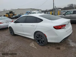 2015 Chrysler 200 S with VIN 1C3CCCBG8FN665275, listed as a Copart auction lot 46644305 with 153,144 mi miles and Clean Title. Bid and sale history available at carsss.com. Image 2.
