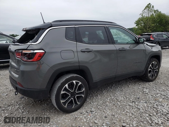 2023 Jeep Compass Limited с VIN 3C4NJDCN5PT523870, выставлен на аукционе Copart как лот 58393075 с пробегом 41 350 миль миль и Списание • Salvage title. История ставок и продаж доступна на DreamBid. Изображение 3.