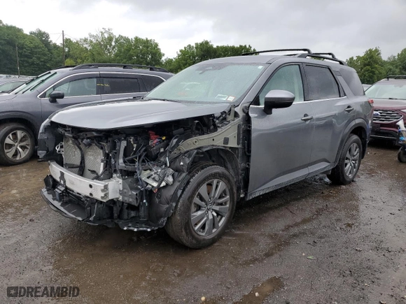 2024 Nissan Pathfinder SV with VIN 5N1DR3BC4RC227327, listed as a Copart auction lot 65517934 with 12,858 mi miles and Non Repairable. Bid and sale history available at carsss.com. Image 1.