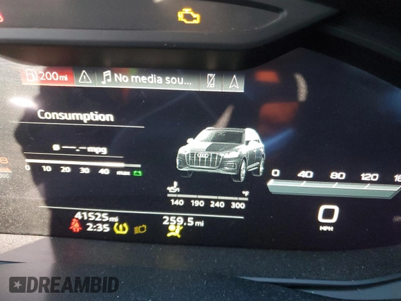 2023 Audi Q7 Premium z VIN WA1ACBF79PD018781, wystawiony jako Copart lot #88761995 z przebiegiem 41 525 mil mil oraz Szkoda całkowita • Salvage title. Historia ofert i sprzedaży dostępna na DreamBid. Obrazek 9.