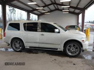 2007 Infiniti QX56 with VIN 5N3AA08C27N806504, listed as a IAAI auction lot 41484226 with 202,943 mi miles. Bid and sale history available at carsss.com. Image 13.