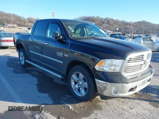 2015 Ram 1500 Big Horn with VIN 1C6RR7LT6FS787861, listed as a IAAI auction lot 41374076 with 124,241 mi miles. Bid and sale history available at carsss.com. Image 1.