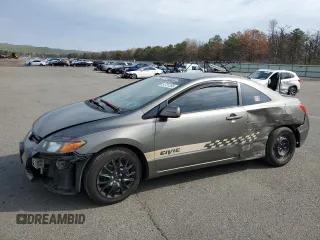 2008 Honda Civic Cpe LX with VIN 2HGFG116X8H546585, listed as a Copart auction lot 54701365 with 167,056 mi miles and Salvage Title. Bid and sale history available at carsss.com. Image 1.