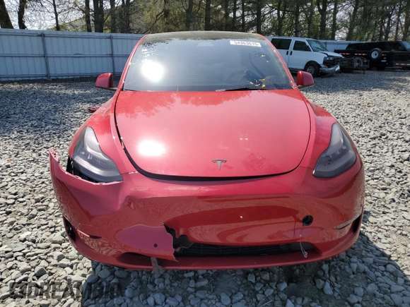 2021 Tesla Model Y Long Range z VIN 5YJYGDEE3MF189258, wystawiony jako Copart lot #54363615 z przebiegiem 56 315 mil mil oraz Szkoda całkowita • Salvage title. Historia ofert i sprzedaży dostępna na DreamBid. Obrazek 5.