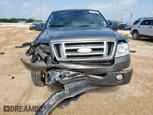 2007 Ford F-150 XL with VIN 1FTRF12247KB92953, listed as a Copart auction lot 61055325 with 79,947 mi miles and Salvage title. Bid and sale history available at DreamBid. Image 5.