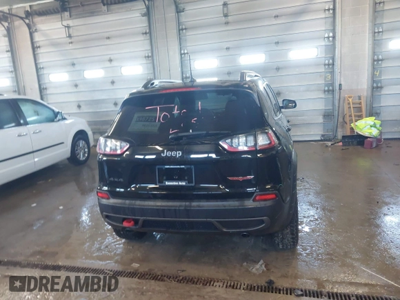 2019 Jeep Cherokee Trailhawk Elite with VIN 1C4PJMBX5KD278921, listed as a IAAI auction lot 41843126 with 139,431 mi miles. Bid and sale history available at carsss.com. Image 17.