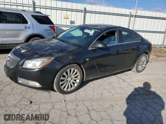 2011 Buick Regal CXL Turbo TO3 with VIN W04GX5GVXB1070878, listed as a Copart auction lot 82847564 with 198,591 mi miles and Salvage Title. Bid and sale history available at carsss.com. Image 1.