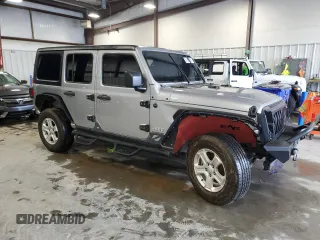 2020 Jeep Wrangler Unlimited Sport S z VIN 1C4HJXDN7LW129496, wystawiony jako Copart lot #51569875 z przebiegiem 124 159 mil mil oraz Szkoda całkowita • Salvage title. Historia ofert i sprzedaży dostępna na DreamBid. Obrazek 4.