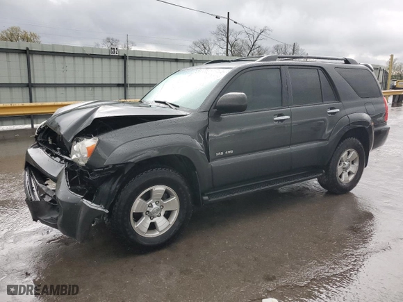 2007 Toyota 4Runner SR5 with VIN JTEBU14R170126837, listed as a Copart auction lot 51834195 with 249,330 mi miles and Salvage Title. Bid and sale history available at carsss.com. Image 1.