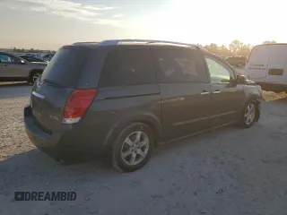 2008 Nissan Quest SE with VIN 5N1BV28U28N118624, listed as a Copart auction lot 82712364 with 205,780 mi miles and Salvage Title. Bid and sale history available at carsss.com. Image 3.