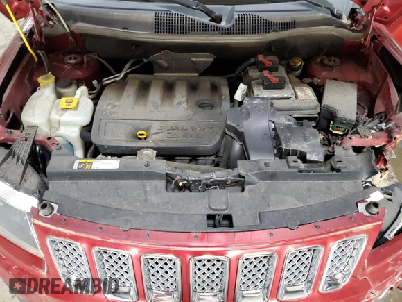 2017 Jeep Compass High Altitude with VIN 1C4NJCEB2HD160643, listed as a Copart auction lot 59567005 with 92,927 mi miles and Clean title. Bid and sale history available at DreamBid. Image 12.