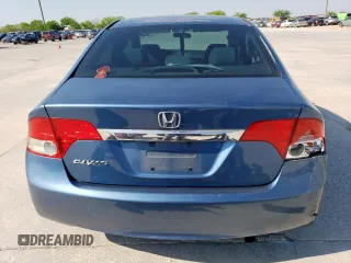 2011 Honda Civic LX with VIN 19XFA1F55BE039256, listed as a Copart auction lot 52172775 with 138,188 mi miles and Salvage Title. Bid and sale history available at DreamBid. Image 6.