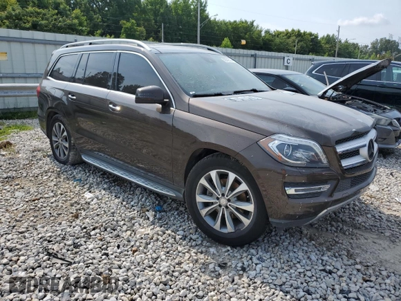 2016 Mercedes-Benz GL with VIN 4JGDF6EEXGA685261, listed as a Copart auction lot 63542594 with 132,467 mi miles and Salvage Title. Bid and sale history available at carsss.com. Image 4.